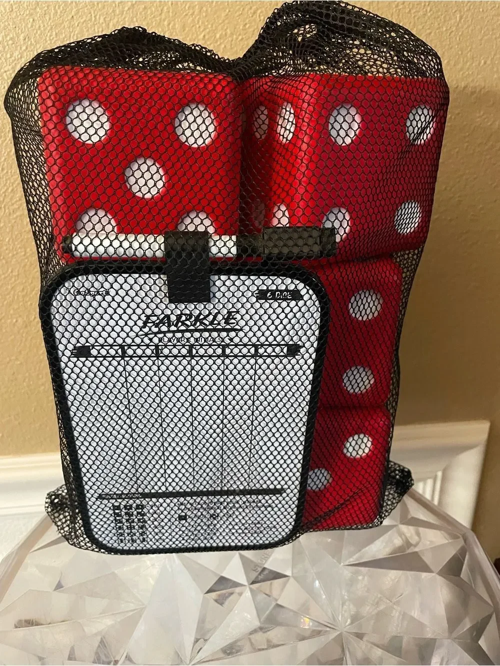Go To Sports Huge Dice set of 6 Dice Red and White!